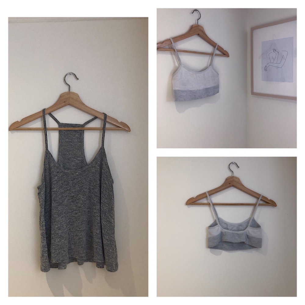 2/$22 -AEO Tank & Urban Outfitters Bralette Bundle